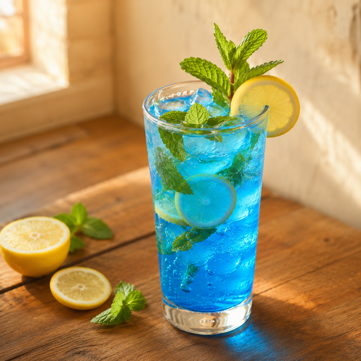 Blue Lagoon Mojito