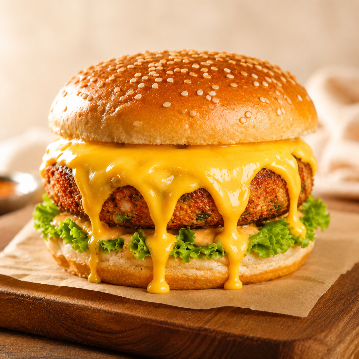 Melted Cheese Burger