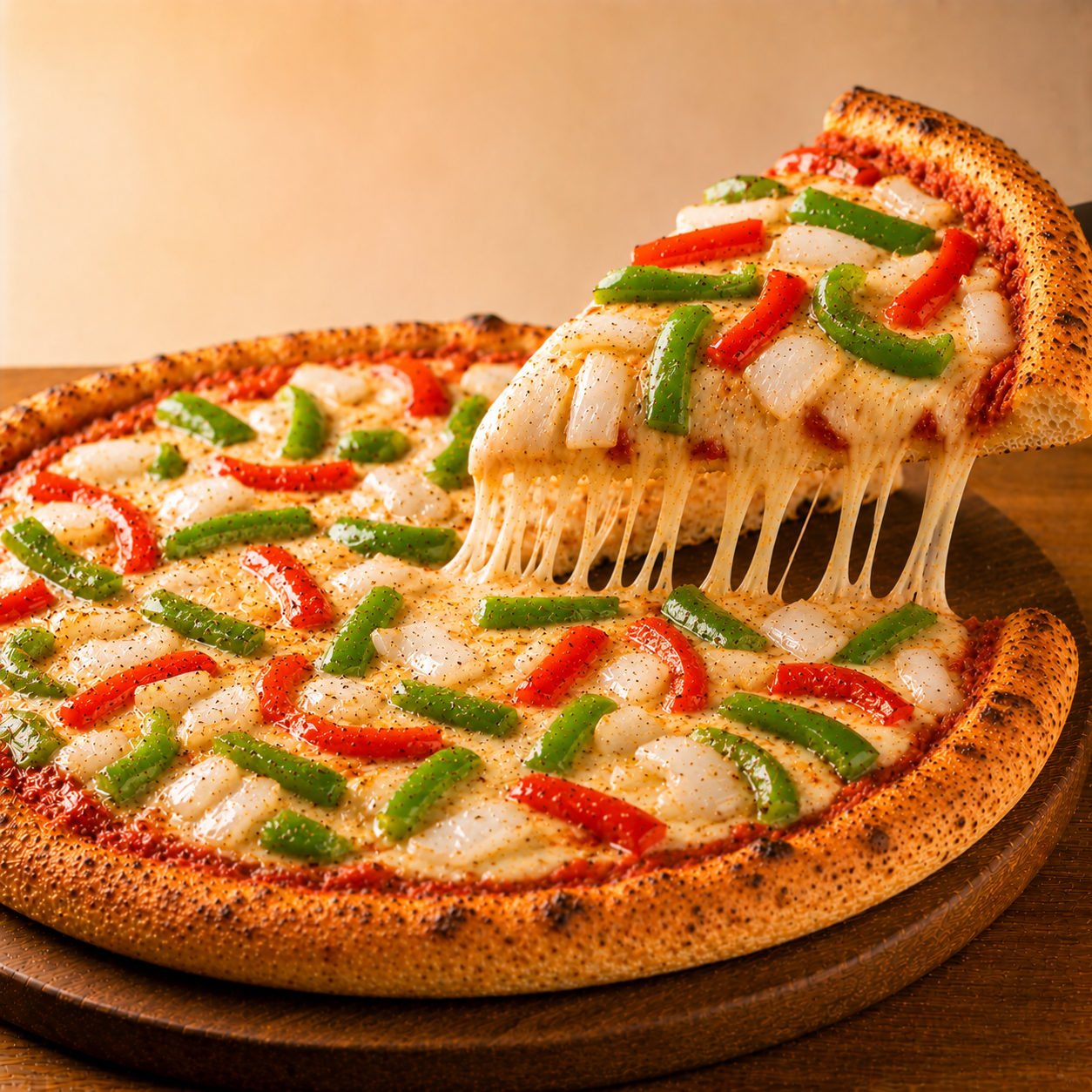 Onion & Capsicum Pizza