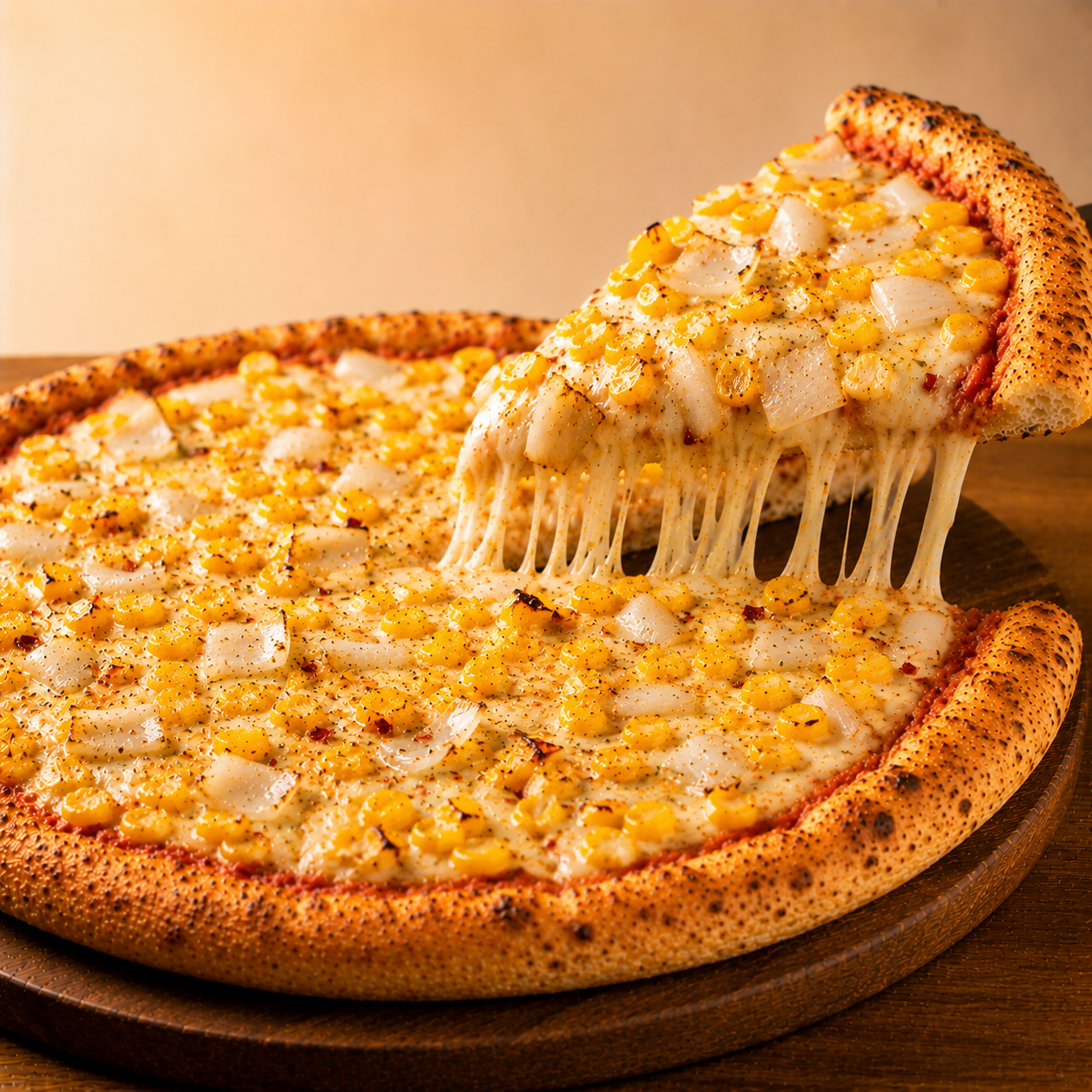 Onion & Sweet Corn Pizza