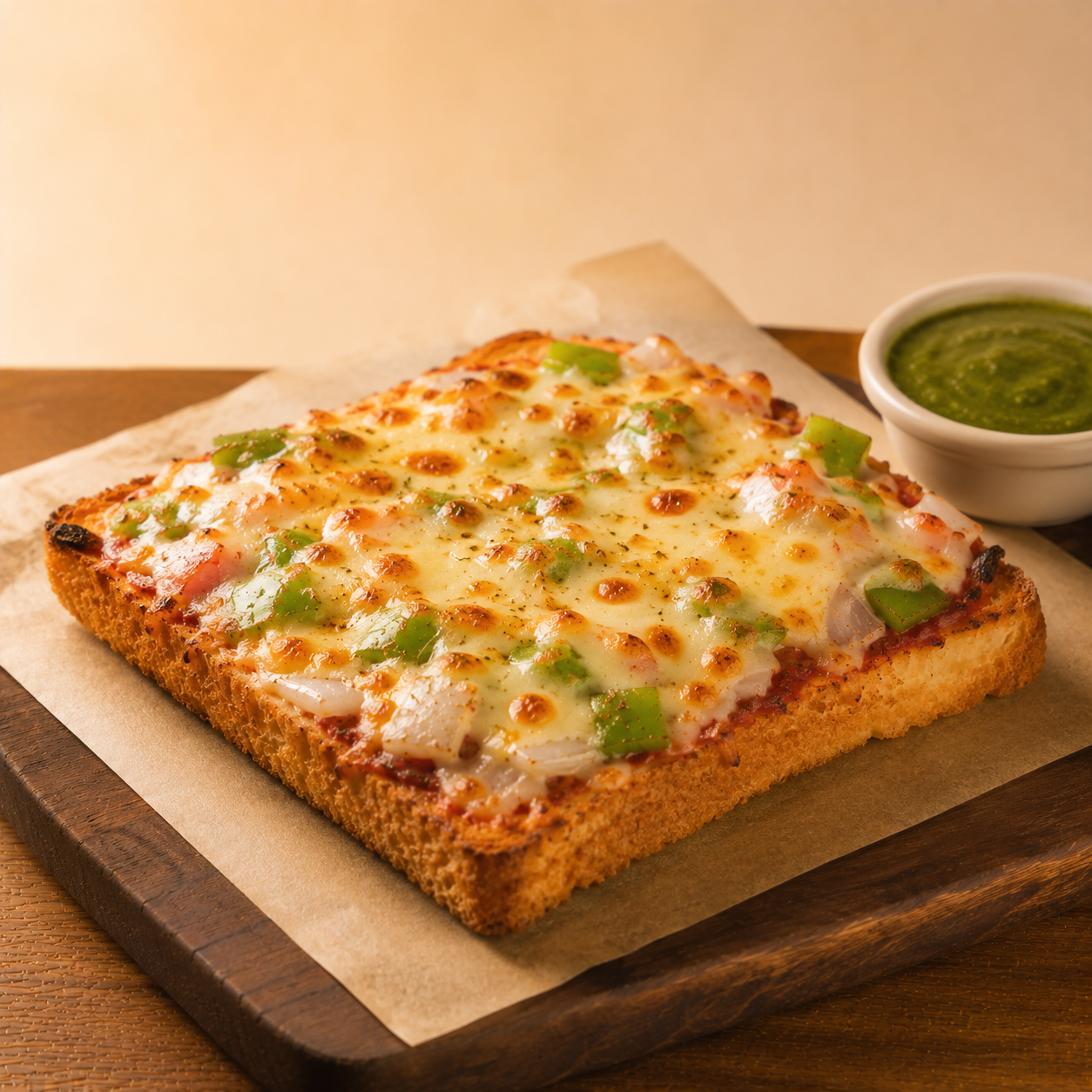 Single Bread Pizza